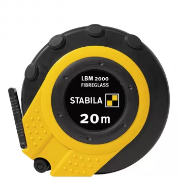 Fita métrica de fibra de vidro STABILA LBM 2000 com caixa fechada 20 m