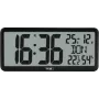 Despertador digital sem fios TFA 60.4525.01 preto com clima interior