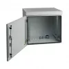 Caixa de parede 19 polegadas EFB-Elektronik IP55, 12U, porta de aço, profundidade 450 mm, RAL 7035