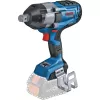 Chave de impacto a bateria BOSCH Professional BITURBO GDS 18V-1050 HC, encaixe quadrado 3/4 polegadas, 18 V, solo (azul/preto, Bluetooth, L-BOXX)