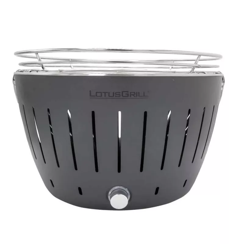 LotusGrill G340 Grelhador de Mesa a Carvão 32 cm Antracite com USB