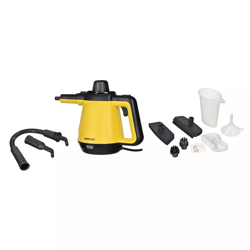 HEINRICH'S HDR 8734 Limpador a Vapor, 1000 W, 250 ml, Amarelo