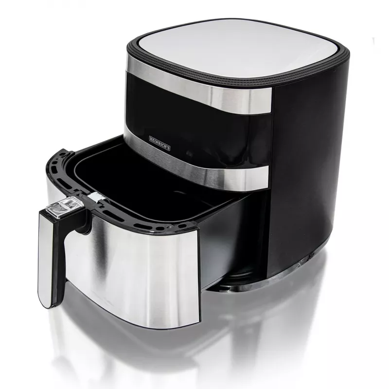 HEINRICH'S HFR 8205 Fritadeira de Ar 8,0 L 1800 W Preto e Prateado