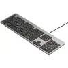 UNITEK SlimTap Teclado de Escritório com Fio, USB-A, Cinzento