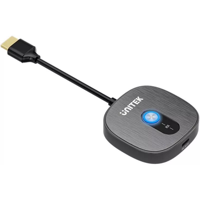 Unitek Recetor HDMI Sem Fios Adicional para Transmissor V1711A, Preto