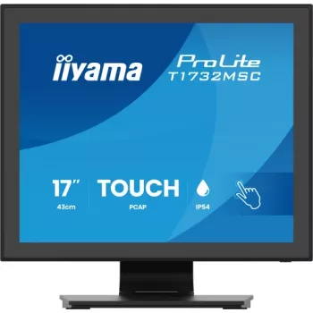 IIYAMA ProLite T1732MSC-B2S Monitor Touch PCAP 17 polegadas, 1280x1024, TN LED, Multi-Touch 10 Pontos, Preto