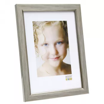Deknudt S46AD1 Moldura Individual 10x15 cm Prateado MDF Plástico