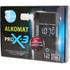 AlcoFind PRO-X-3 Alcoolímetro com boquilhas, calibração de 12 meses