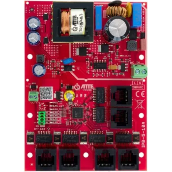 ATTE IPB-5-10A-OF Switch PoE de 6 portas com fonte de alimentação integrada