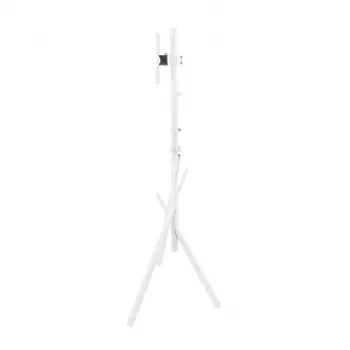 Maclean Suporte de chão para TV, 27-55 polegadas, VESA máx. 200x200, máx. 60 kg, Branco, MC-181 W