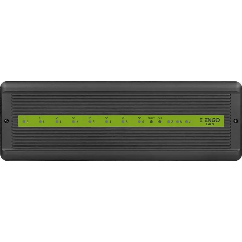 ENGO Controls ECB62-ZB Unidade central Smart Home, 6 zonas sem fios + 2 com fios, 230V