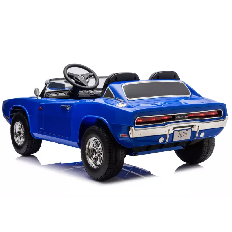 LEAN CARS Dodge Charger R/T DLS-K12 24V 7Ah Carro a bateria azul