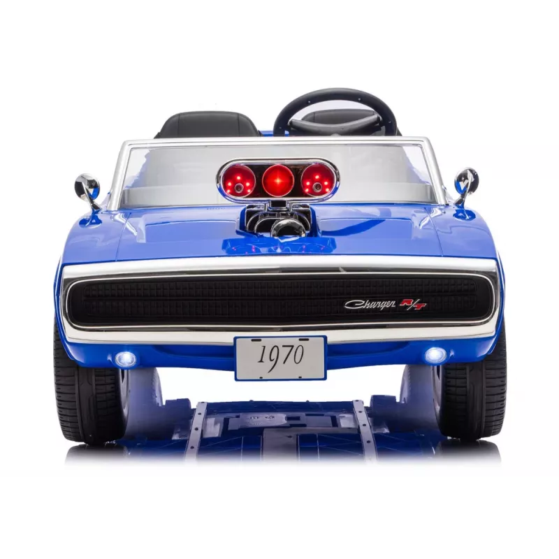 LEAN CARS Dodge Charger R/T DLS-K12 24V 7Ah Carro a bateria azul