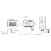 VIDOS DUO S1101A Posto de porta - 1 botão de chamada, prateado, montagem à superfície, 2 fios, IP65