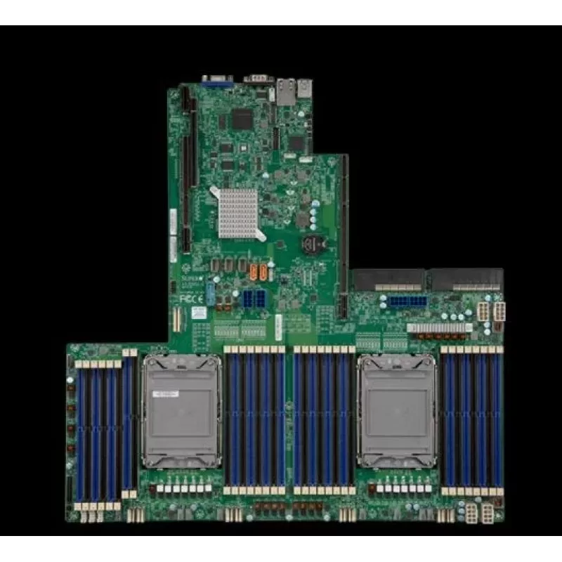 Supermicro SYS-620U-TNR Plataforma de servidor rack 2U, Dual Socket LGA4189, 24x 2,5 polegadas Hot-Swap NVMe/SATA/SAS, 2x 10GbE, 2000W Redundante Titanium