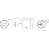 Hikvision DS-2CD2083G2-LI2U(2.8mm)(BLACK) Câmara IP Bullet fixa AcuSense 8MP com Smart Hybrid Light