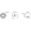 Hikvision DS-2CD2H123G2-LIZS2UY/SL(2.8-12mm)/O-STD Câmara IP Turret AcuSense 2MP com luz de flash e alerta áudio