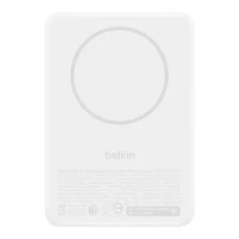 Belkin BoostCharge power bank magnética slim 10.000 mAh Qi2 15W branco