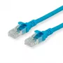 ROLINE cabo de rede Cat.6A UTP, Component Level, LSOH, azul, 1,5 m