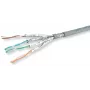 ROLINE cabo de rede S/FTP Cat.6A (Class EA) LSOH Solid Wire a granel, 100 m, cinzento