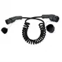 ROLINE Cabo de carregamento EV em espiral Tipo 2 3 fases 16A 11kW 7,5m