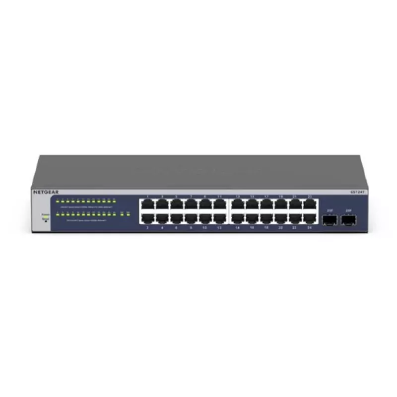 NETGEAR GS724T-600EUS switch Gigabit Smart Managed 24 portas 2x SFP
