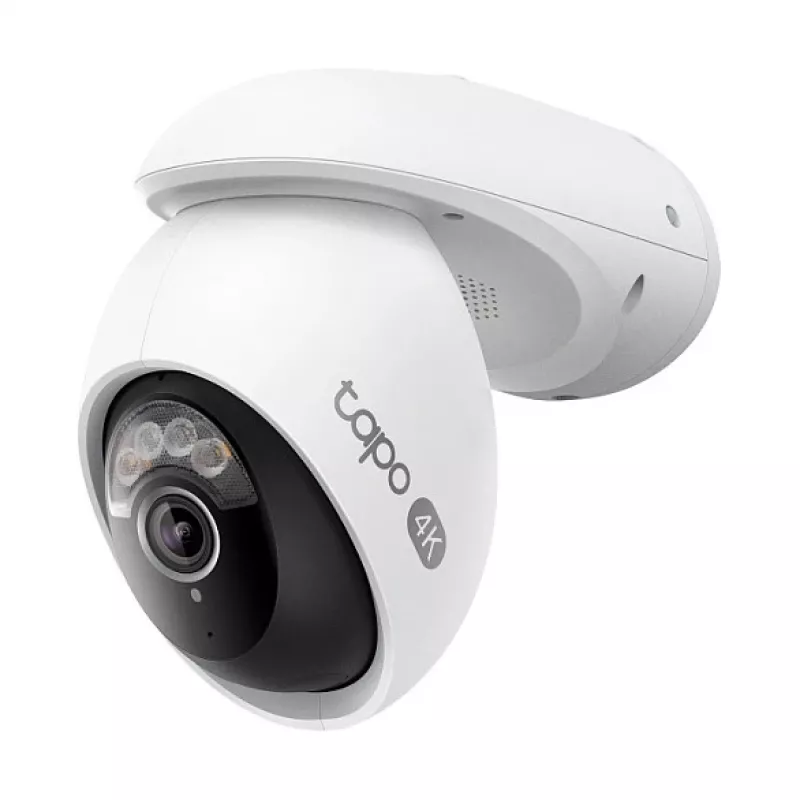 TP-LINK Tapo C560WS V1 câmara de vigilância de rede - rotação/inclinação - exterior - proteção contra intempéries - visão noturna a cores - 8 MP - 4K UHD - distância focal fixa - áudio - sem fios - Wi-Fi 6 - 802.11ax