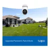 TP-LINK Tapo C560WS V1 câmara de vigilância de rede - rotação/inclinação - exterior - proteção contra intempéries - visão noturna a cores - 8 MP - 4K UHD - distância focal fixa - áudio - sem fios - Wi-Fi 6 - 802.11ax