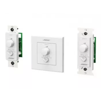 Controlador de zona de montagem na parede Bose ControlCenter CC-3 para seleção de fontes e controlo de volume