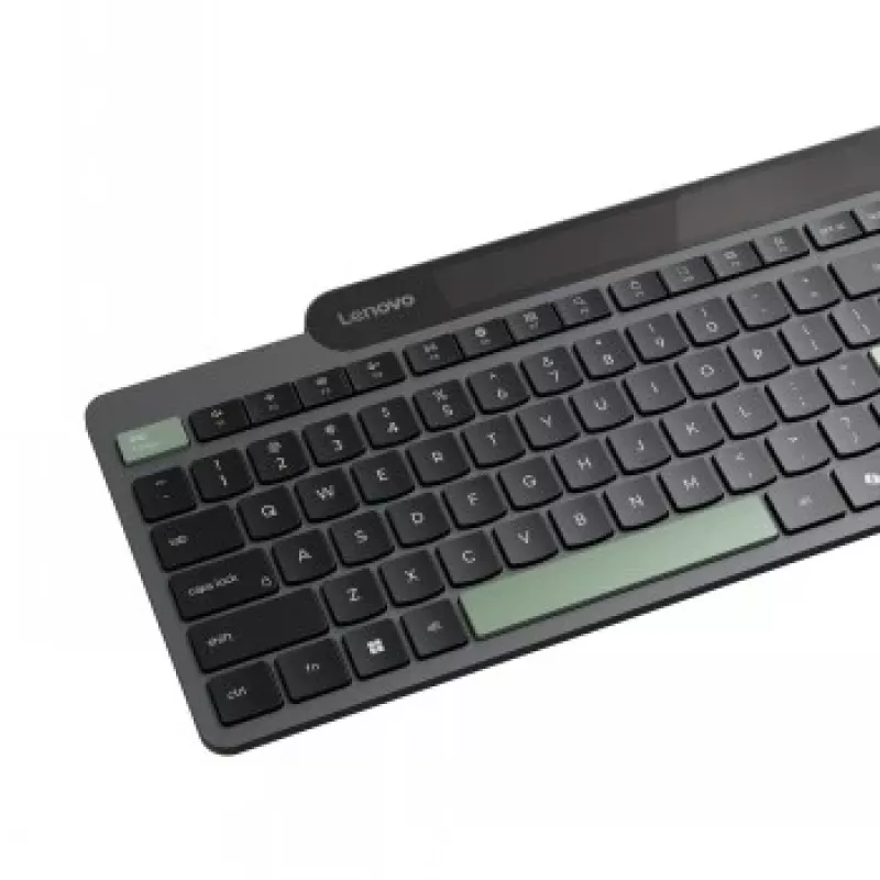Teclado Bluetooth Auto-carregável Lenovo Nórdico (Finlandês/Sueco) Storm Grey
