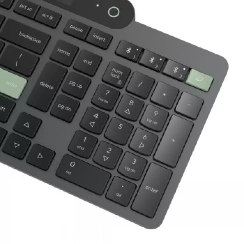 Teclado Bluetooth Auto-carregável Lenovo Nórdico (Finlandês/Sueco) Storm Grey