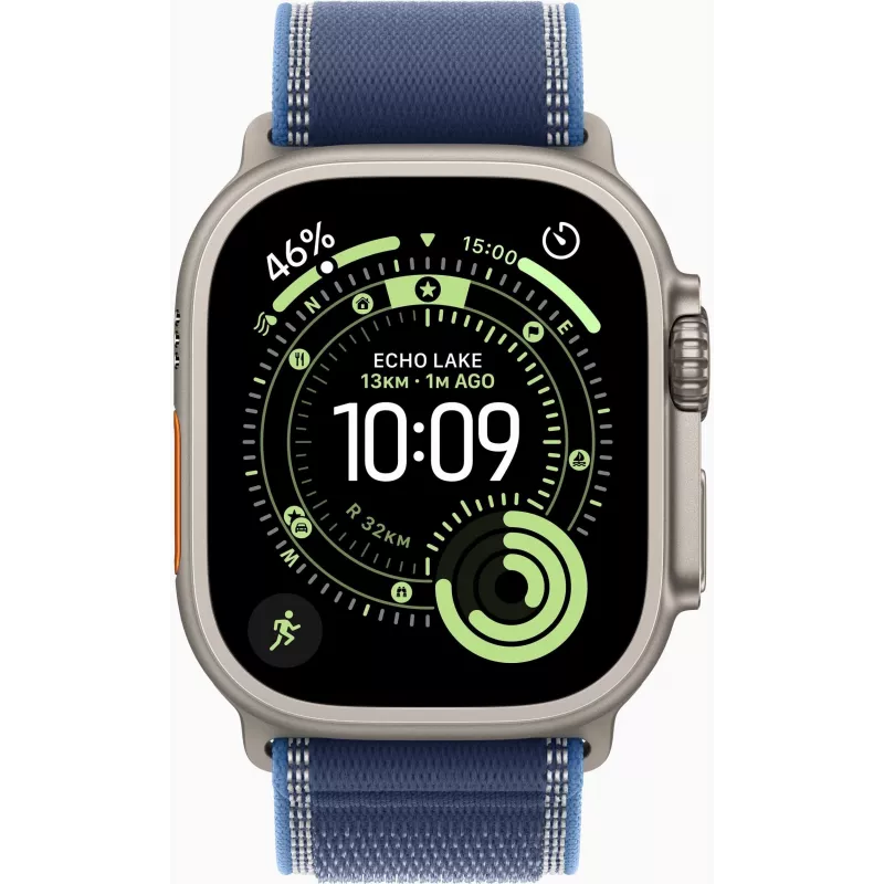Apple Watch Series 9 GPS + Cellular 45mm Caixa de Alumínio Midnight com Bracelete Desportiva Midnight M/L