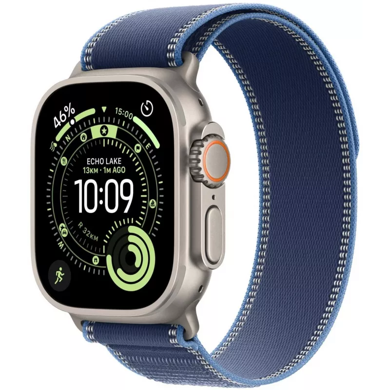 Apple Watch Series 9 GPS + Cellular 45mm Caixa de Alumínio Midnight com Bracelete Desportiva Midnight M/L