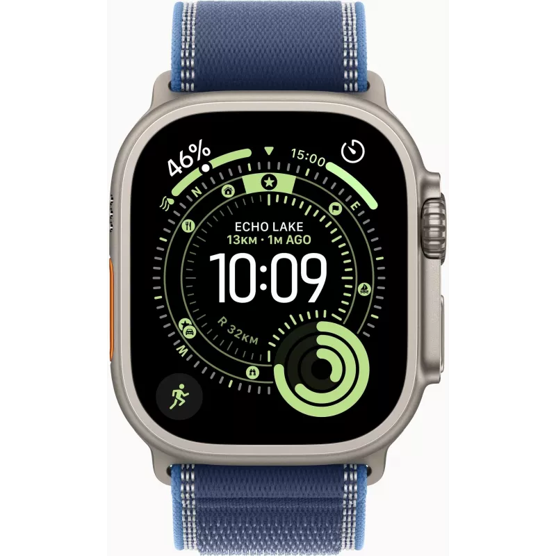 Apple Watch Series 9 GPS + Cellular 45mm Caixa de Alumínio Midnight com Bracelete Desportiva Midnight