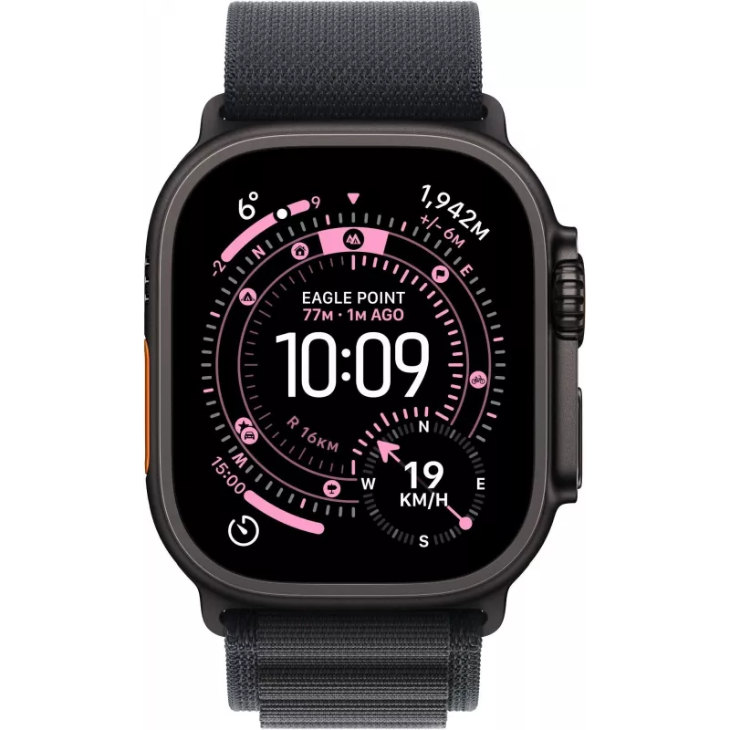 Apple Watch Series 9 GPS + Cellular 45mm Caixa de Alumínio Midnight com Bracelete Desportiva Midnight M/L