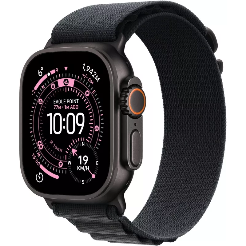 Apple Watch Series 9 GPS + Cellular 45mm Caixa de Alumínio Midnight com Bracelete Desportiva Midnight M/L