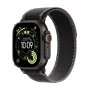 Apple Watch Ultra 3 GPS + Cellular 49mm caixa Black Titanium com Black/Charcoal Trail Loop - M/L
