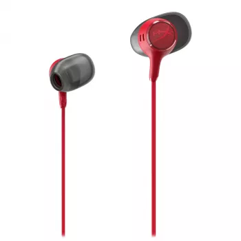 HyperX Cloud Earbuds III (Vermelho) - Auscultadores gaming in-ear com microfone inline, drivers de 14 mm, ligação com fio de 3,5 mm