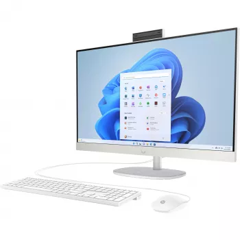 HP 27-cr0475ng All-in-One PC, 27 polegadas FHD IPS, Intel Core i7-1355U, 16GB RAM, 1TB SSD, Windows 11 Home, Branco