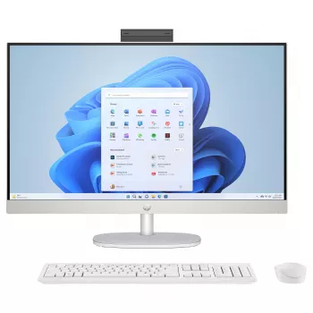 HP 27-cr0475ng All-in-One PC, 27 polegadas FHD IPS, Intel Core i7-1355U, 16GB RAM, 1TB SSD, Windows 11 Home, Branco