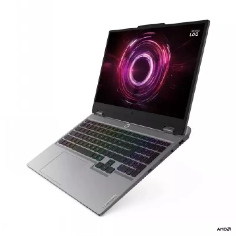 Portátil Gaming Lenovo LOQ Ryzen 7 250 15,6 polegadas FHD IPS 144Hz 16GB DDR5 512GB SSD RTX 5050 8GB Windows 11 Home Luna Grey