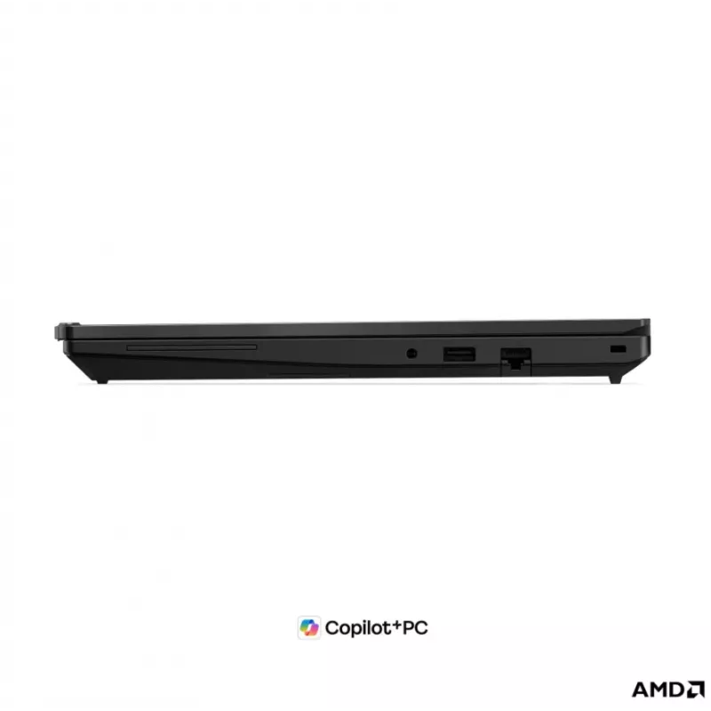 Portátil empresarial Lenovo ThinkPad T16 G5 AMD, 16 polegadas WUXGA IPS, AMD Ryzen AI 5 PRO 440, 16GB DDR5, 512GB SSD, AMD Radeon 840M, Windows 11 Pro, Preto, Teclado nórdico