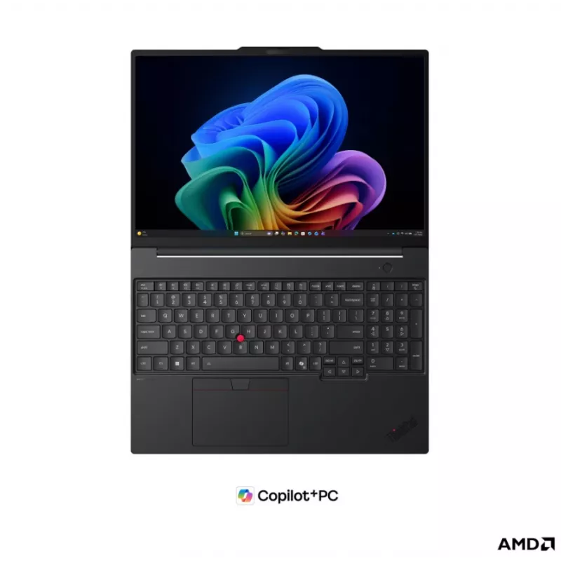 Portátil Lenovo ThinkPad T16 G5 AMD 16 polegadas WUXGA IPS, AMD Ryzen AI 5 PRO 440, 16GB DDR5, 512GB SSD, AMD Radeon 840M, Windows 11 Pro, Preto