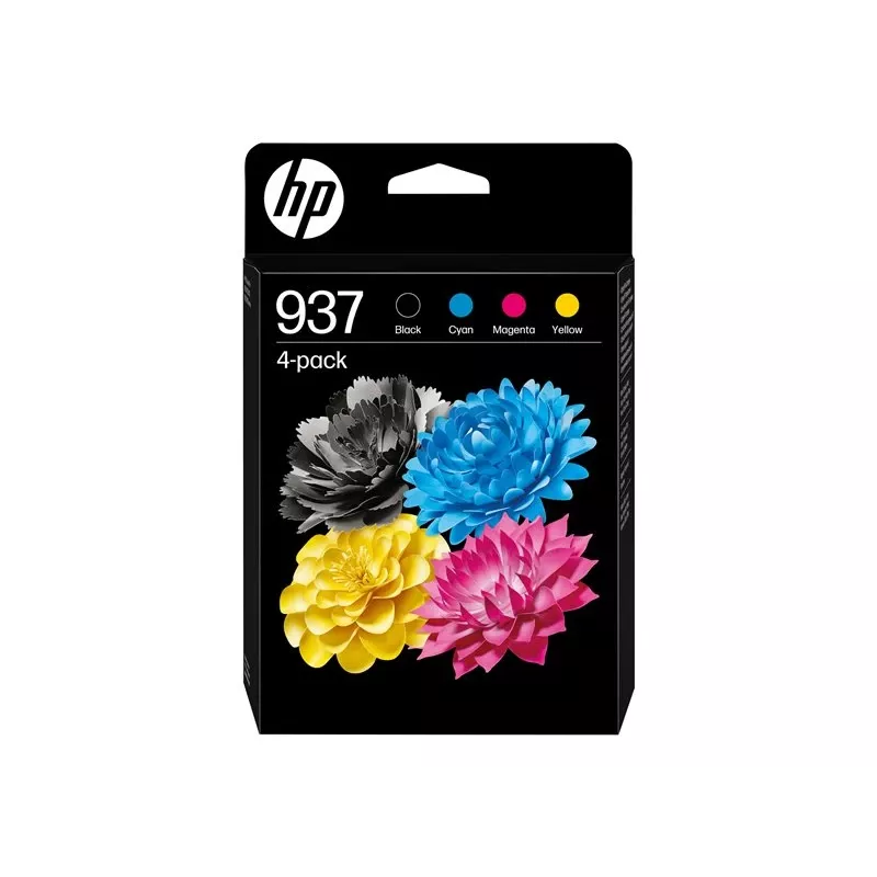 HP 937 CMYK tinteiro original pack de 4