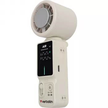 Verbatim Cool inchn´Go Ice Touch Mini ventoinha de mão branco/prateado 32348