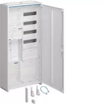 Hager ZB32ET216W1KS armário universal de contadores 1 lugar de contador 1 quadro de distribuição 5 filas 60 TE 1100mm saliente branco