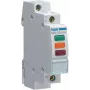 HAGER SVN129 Sinalizador, 230V AC, 3 x LED vermelho+verde+laranja, calha DIN