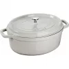STAUB LA COCOTTE Panela de ferro fundido oval 3,2 L, cinzento trufa