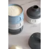 Beaba Recipiente para leite em pó com 4 compartimentos cinzento