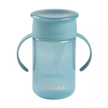 Beaba Copo de treino 360° azul 200 ml